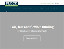 Tablet Screenshot of flockfinance.com